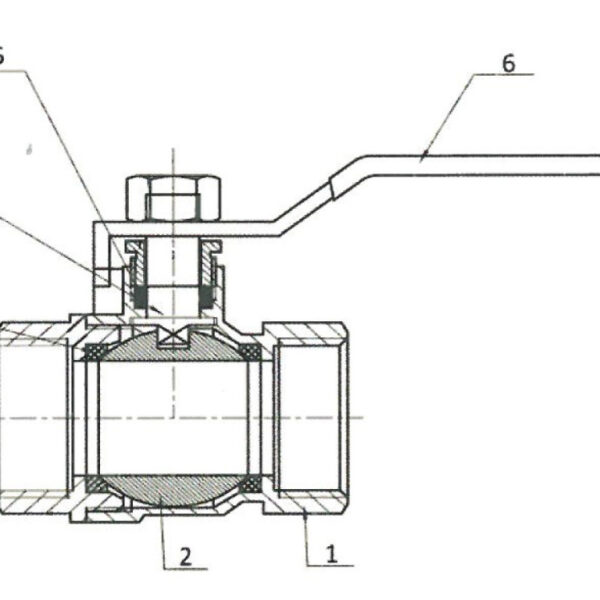 Product image of BRONZE TWO PIECE, EXTENDED STEM, PN40.