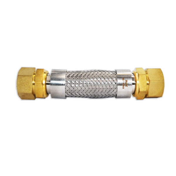 Product image of Stainless Steel FLEXIBLE HOSE WITH THREADED DZR BRASS COUPLING, PN25.